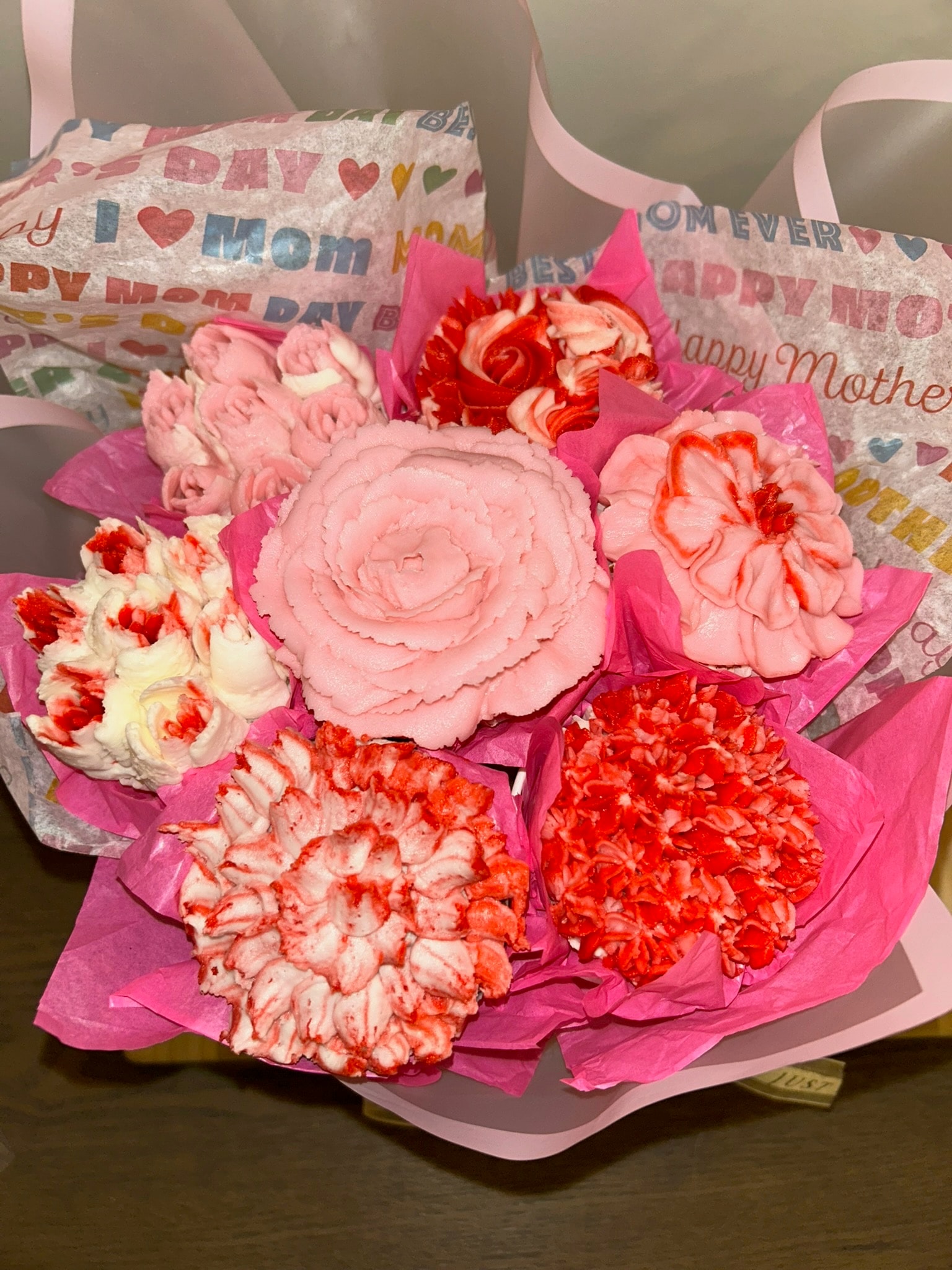 Cupcake Flower Bouquet