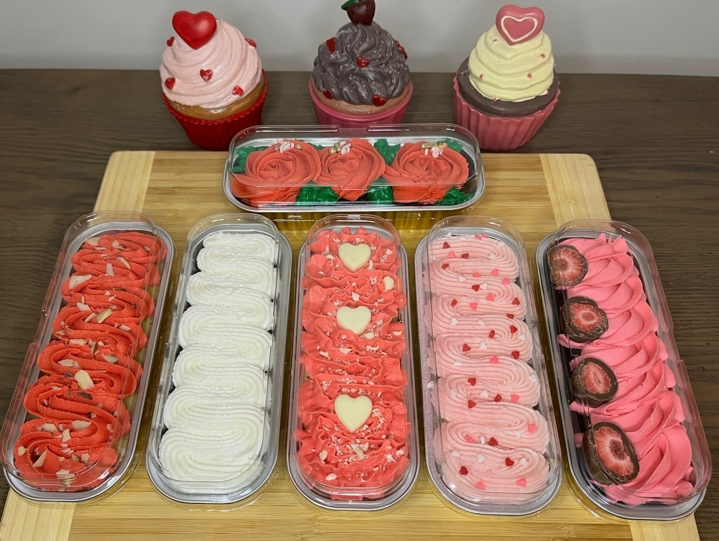 Decorated sugar cookies with royal icing